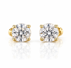1 CTW Lab-Grown Diamond Stud Earrings