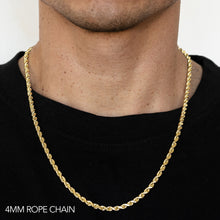 4MM DIAMOND CUT ROPE CHAIN