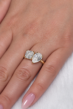 Toi Et Moi Pear & Emerald Cut Diamond Ring