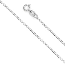 1.3MM 14kt Flat Valentino