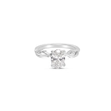 Oval Shaped Engagement Ring with Accent Gems