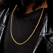 3MM DIAMOND CUT ROPE CHAIN
